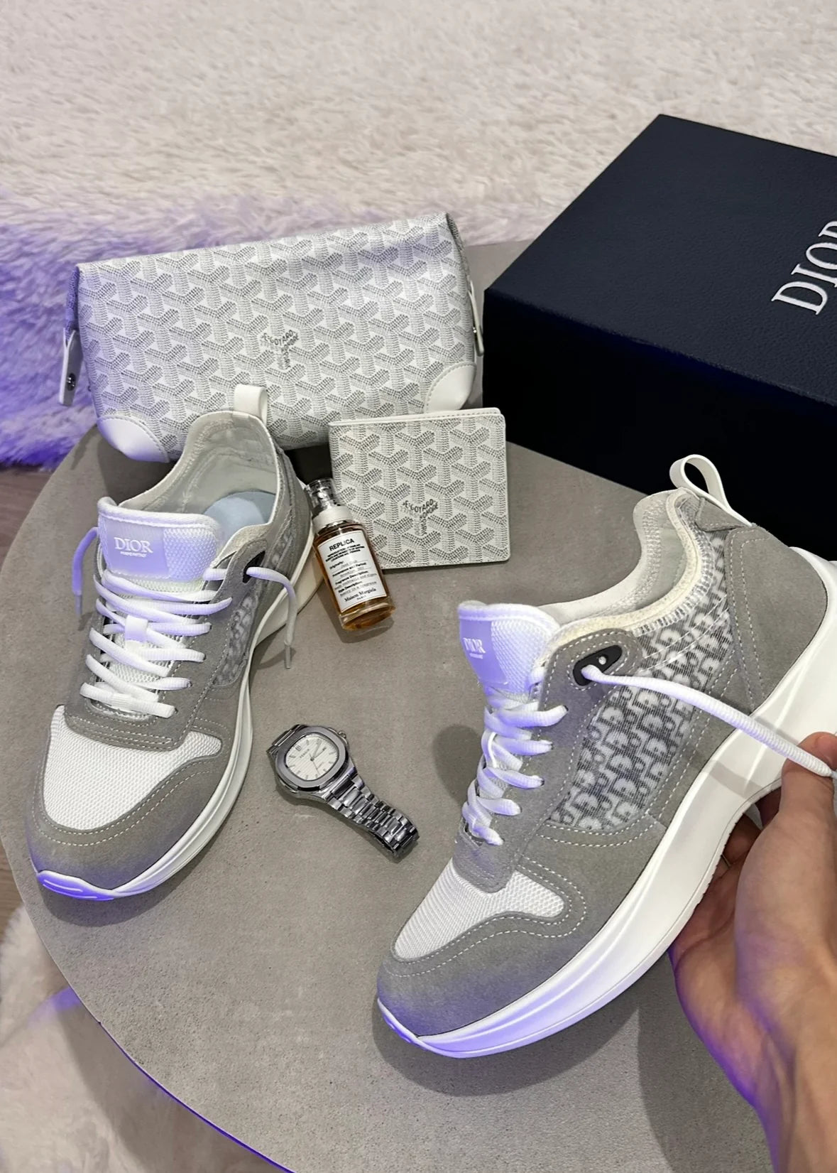Sneakers Dior B25 grise