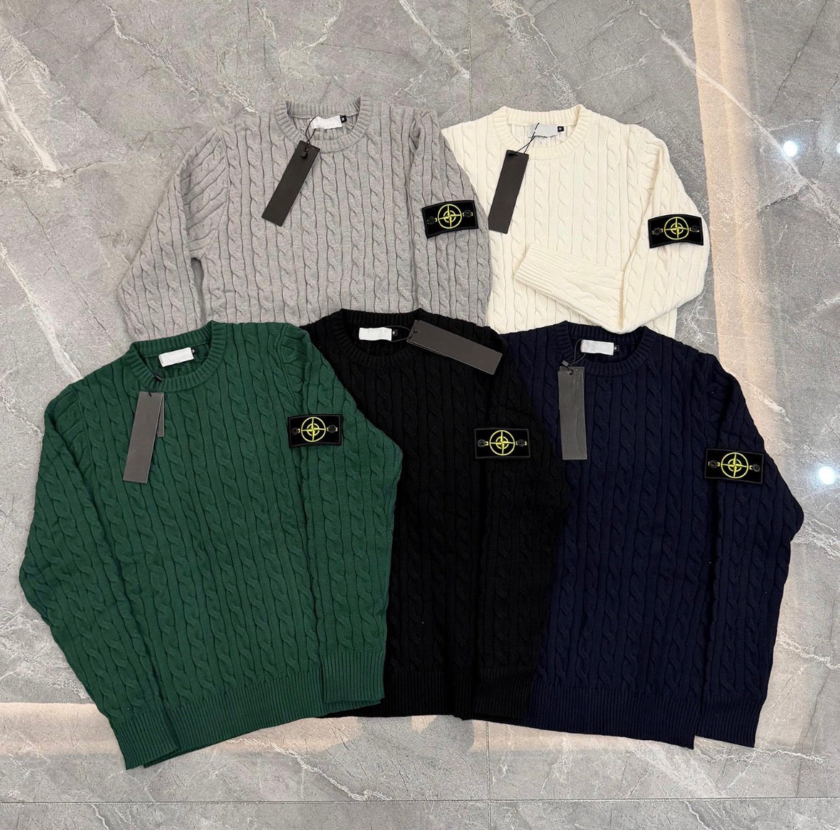 Pull Stone Island tressé