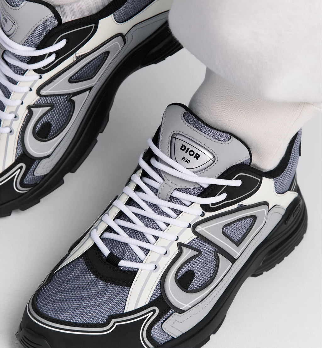 Sneakers Dior B30 bleu,noir et crème